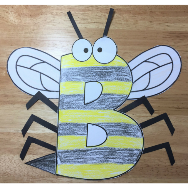 printable pdf letter bee lesson pre math and alphabet activities ms